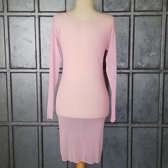 Sheer Pink Dress - Picture 2 of 8